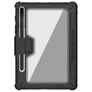 Nuevo diseño al por mayor para Samsung <span class=keywords><strong>Galaxy</strong></span> <span class=keywords><strong>Tab</strong></span> <span class=keywords><strong>S8</strong></span> + NILLKIN Bumper <span class=keywords><strong>Pro</strong></span> Camshield Tablet Funda de cuero - Product Image 3