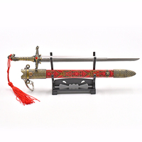 Nouveauté 23cm télévision Style Oathkeeper modèle en alliage de zinc métal Pop-up fourreau Anime épée porte-clés