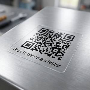 Autocollants transparents avec code QR, autocollants adhésifs |   Impression UV pour la lecture en supermarché et la <span class=keywords><strong>recrutement</strong></span> de testeurs - Product Image 2