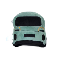 Jouet en peluche de voiture verte personnalisé avec rembourrage en coton PP, OEM/ODM disponible, logo et design personnalisés, couleur personnalisée