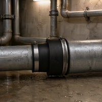 Raccord de tuyau flexible en caoutchouc EPDM avec pince en acier inoxydable, fabrication OEM/ODM
