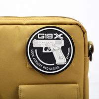 Autocollants tactiques lumineux en PVC souple pour sac à dos, avec Velcro, motif médaille morale Glock transfrontalière