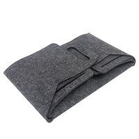 Cube de rangement en tissu gris pliable carré rectangulaire pliable panier de rangement en feutre pour vêtements et articles divers