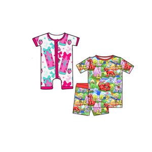 Kleding van bamboe voor baby's, romper, 95% bamboe, 5% spandex, zacht, schattig, met rits, tweerichtingsrits, newborn kleding - Product Image 2