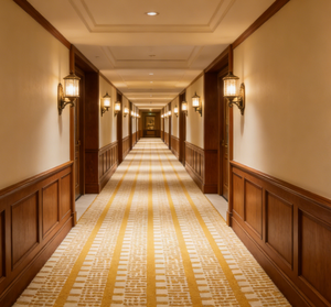 Alfombra <span class=keywords><strong>de</strong></span> Poliéster/Nylon Impresa, Fabricada a Máquina, <span class=keywords><strong>de</strong></span> Pared a Pared, para Casino, <span class=keywords><strong>Cine</strong></span>, Hotel, Salón <span class=keywords><strong>de</strong></span> Banquetes, Dormitorio, Sala <span class=keywords><strong>de</strong></span> Estar, para Uso en Viajes y Automóviles - Product Image 2