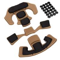 Kit de rembourrage de casque EVA en mousse à mémoire de forme Ensemble de coussinets de casque souples et respirants