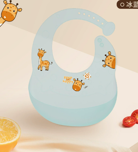 Babero <span class=keywords><strong>de</strong></span> Silicona Impermeable para Bebés, con Forma <span class=keywords><strong>de</strong></span> Calabaza, Protección Abdominal Anti-Suciedad para Bebés y Niños - Product Image 4