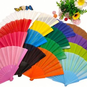 Éventails pliables personnalisés en papier/tissu/bambou avec logo imprimé – Impression de logo premium pour Halloween, style amour - Product Image 2