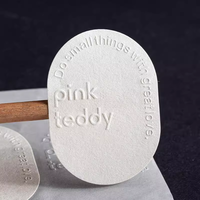 Etiqueta de Sellado Personalizada con Logotipo en Relieve, Impresión 3D, Etiqueta de Papel con Textura Gruesa y Rugosa, Etiqueta de Lujo para Frascos de Velas