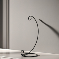 Prix d'usine SR Art Déco Support en métal fer forgé pour boule de verre en mélamine CoCo, support pour plantes suspendues, terrarium, décoration murale pour la maison