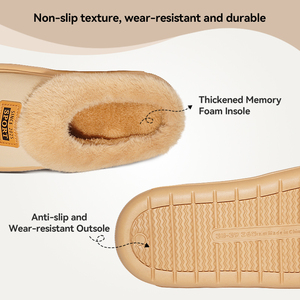 Mùa Đông Mờ Nhà Dép Dép Sang Trọng Giả Lông Fluffy Căn hộ Dép Đi Trong Nhà Ấm Trượt Giày Cho Phụ Nữ - Product Image 2