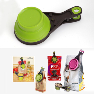 Copo Medidor de Ração para Cães 4 em 1 Personalizado de Fábrica, Colapsável e Dobrável com Clipe para Bolsa, Tigelas e Alimentadores para Animais de Estimação - Product Image 5