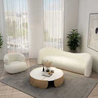 Canapé de réception d'hôtel de luxe italien, design créatif, en velours, 3 places, rembourré en éponge, pour appartement, salon de beauté, villa, moderne