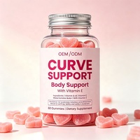 Gummies OEM/ODM pour l'amélioration des fesses et des hanches chez la femme adulte, supplément de bonbons gélifiés à la Maca pour BBL, vente chaude