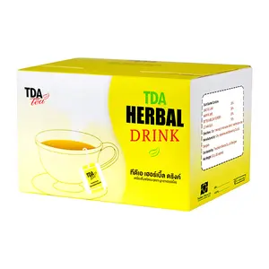 Herbal Extract Beverage TDA Herbal Drink Hypertension Diabetic Healthy Drink Premium Quality From Thailand Size 30 Sachets