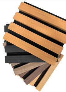 Panel Acústico de Pared de Madera de Densidad Media, Revestimiento de Techo Interior, Panel Acústico Acanalado para el Hogar - Product Image 4