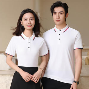 เสื้อโปโลผ้าไนลอน20% สแปนเด็กซ์สำหรับใส่เล่นกอล์ฟของผู้ชายผ้าสแปนเด็กซ์มี80% โลโก้170gsm OEM พิมพ์ลายถักโลโก้ - Product Image 3