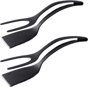 Wholesale 2 in 1 Kitchen Gadget Nylon Flipper and Tongs <b>Spatula</b> for Easy Handling - Product Image 1