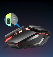 Honcam Honcam Glowing Large Rgb Filaire Personnaliser Usb Oem Odm High Dpi Pro Gaming Tapis de souris Gamer Ordinateur rétro-éclairé