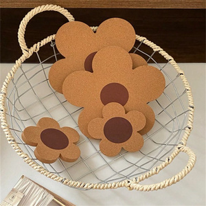 Classic Style Cork <strong>Coasters</strong> Drinks <strong>Heat</strong> Resistant Wooden Thick Bar <strong>Coaster</strong> for Wine Glass Mug Coffee Cup-Bulk Tea Coffee - Product Image 4