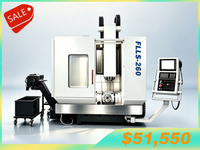 Centro de Mecanizado CNC de 5 Ejes Tipo Pórtico FLLS-260, Fresadora CNC de Alta Precisión para Moldes Automotrices y Impulsores