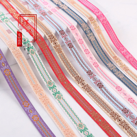 Ruban Jacquard G3623 en forme de mille-pattes de 1,5 cm pour textiles de maison, décorations de fenêtres, accessoires vestimentaires et projets de bricolage faits main