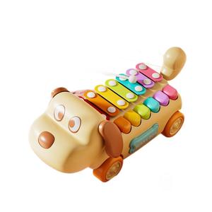 <span class=keywords><strong>Xylophone</strong></span> et piano éducatifs en plastique pour bébés, <span class=keywords><strong>2</strong></span>-en-1, à frapper à la main, modèle 8 pour l'apprentissage précoce des enfants - Product Image 6
