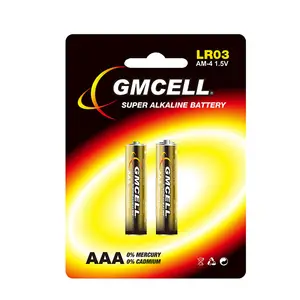 AAA Am4 Lr03 No 7 Alkaline Battery AAA Batteries With Cheap Price Am4 Alkaline Battery AAA