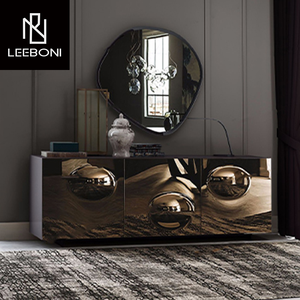 <span class=keywords><strong>Leon</strong></span> Muebles Alta Calidad Estilo Italiano Contemporáneo Alto Brillo Aparador Gabinete de Lujo - Product Image 6