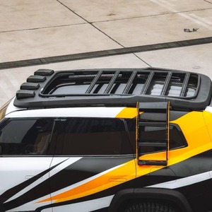 Simone Aluminum Roof Rack Side <b>Ladder</b> & Window Armor Kit for Deepal G318 Modification 3-Piece Set - Product Image 2