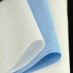 Tissu non tissé Spunlace 90 GSM respirant, doux, blanc et bleu pour lingettes humides - Product Image 1