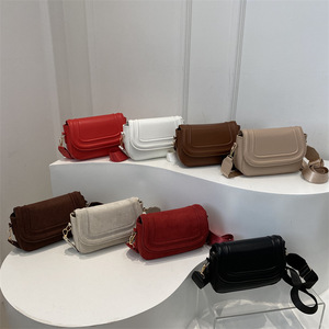 Sac à main <span class=keywords><strong>de</strong></span> luxe pour femme, design selle, nouveau modèle 2026, <span class=keywords><strong>pas</strong></span> <span class=keywords><strong>cher</strong></span>, sac à bandoulière, rabat, large sangle, simple, <span class=keywords><strong>marque</strong></span> <span class=keywords><strong>de</strong></span> créateur - Product Image 3