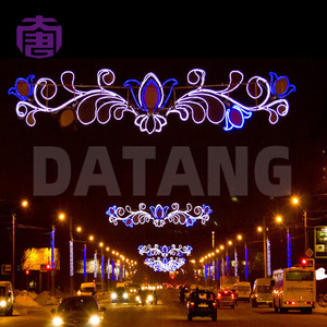 Luz LED personalizada para exteriores, impermeable IP65, luz de calle cruzada 2D para decoraciones navideñas LED, luz de decoración para festivales LED - Product Image 2