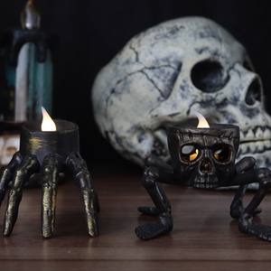 Lámpara <span class=keywords><strong>de</strong></span> <span class=keywords><strong>mano</strong></span> <span class=keywords><strong>de</strong></span> esqueleto para Halloween, accesorios <span class=keywords><strong>de</strong></span> decoración <span class=keywords><strong>de</strong></span> Ambiente, pie <span class=keywords><strong>de</strong></span> esqueleto, LED fantasma, adornos <span class=keywords><strong>de</strong></span> Festival, luz <span class=keywords><strong>de</strong></span> vela - Product Image 5