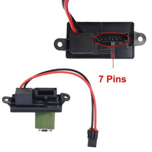 ตัวต้านทานพัดลมเชฟโรเลต 12V OE 89019089 22807122 15305077 1581087 สำหรับเปลี่ยนมอเตอร์พัดลม - Product Image 5