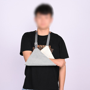 Attelle de bras pour adulte, taille unique, gris, avec plaque de maintien pour immobilisation et soutien des blessures à l'épaule, au coude et au bras, pour la récupération - Product Image 1