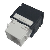 Сетевой гнездовой разъем VCOM Cat6 RJ45 Keystone Jack, неэкранированный сетевой модуль Ethernet Keystone Jack для патч-панели