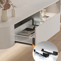 Offre Spéciale de meubles de maison de luxe blanc moderne pour le salon accepté meuble TV personnalisé
