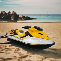Jet ski en fibre de verre (FRP) de haute qualité à 4 temps avec 3 sièges, moins de 115 CV |   Fabricant conforme aux normes CE