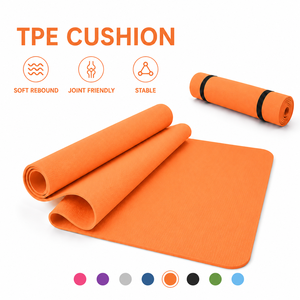 Tapete de <span class=keywords><strong>Yoga</strong></span> Antideslizante de 6mm de Grosor, Tapete Acolchado con Textura Vertical <span class=keywords><strong>Fina</strong></span>, Apto para Entrenamiento de <span class=keywords><strong>Yoga</strong></span> y Pilates - Product Image 1