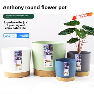 Vasi <span class=keywords><strong>da</strong></span> Giardino in Poliresina di Design Moderno, 5 6.5 8 10 12 Pollici, per <span class=keywords><strong>Piante</strong></span> <span class=keywords><strong>da</strong></span> Interno ed Esterno con Sottovaso - Product Image 5