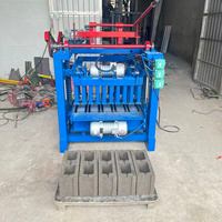 Production de briques populaires au Ghana : Machine à fabriquer des briques 4-35, machine de formage de blocs de ciment personnalisable