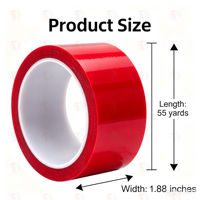 Étiquettes de sécurité anti-effraction en PET rouge personnalisées, autocollants de garantie avec numéros séquentiels