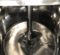 Dilution chimique de petite capacité en acier inoxydable 304 316L épaissi réservoir de mélange de dispersion à grande vitesse