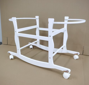 Support pliant moderne et écologique <span class=keywords><strong>en</strong></span> <span class=keywords><strong>bois</strong></span> massif pour berceau <span class=keywords><strong>à</strong></span> bascule, idéal pour chambre et salon - Product Image 5