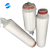 Filtre à Membrane PTFE hydrophobe anti-corrosion 0.45 microns cartouche de filtre à air de 30 pouces pour la Filtration d'évent de réservoir