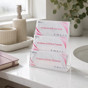 Test d'<span class=keywords><strong>ovulation</strong></span> à domicile, <span class=keywords><strong>bandelette</strong></span>, cassette et test urinaire, résultat en 10 minutes, kit de test LH - Product Image 1