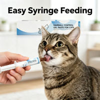 Gel-Pâte Anti-Boules de Poils pour Chats et Chiens – Supplément Nutritionnel Riche en Protéines pour Grandes Races – Palable, Réduit et Élimine les Boules de Poils, Soin de Santé