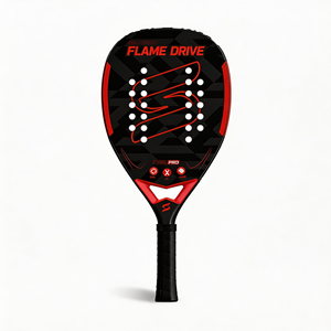 Raquette de beach tennis en fibre de carbone, puissance et attaque, haute stabilité, OEM personnalisé, revêtement UD Grit, surface 3K 12K 18K, professionnelle - Product Image 1