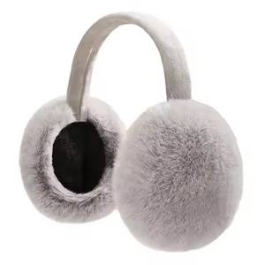 Faux Fur Plush Winter Warm Cold Protection Earflaps Folding <b>Earmuffs</b> <b>Women</b> <b>Earmuffs</b> - Product Image 3